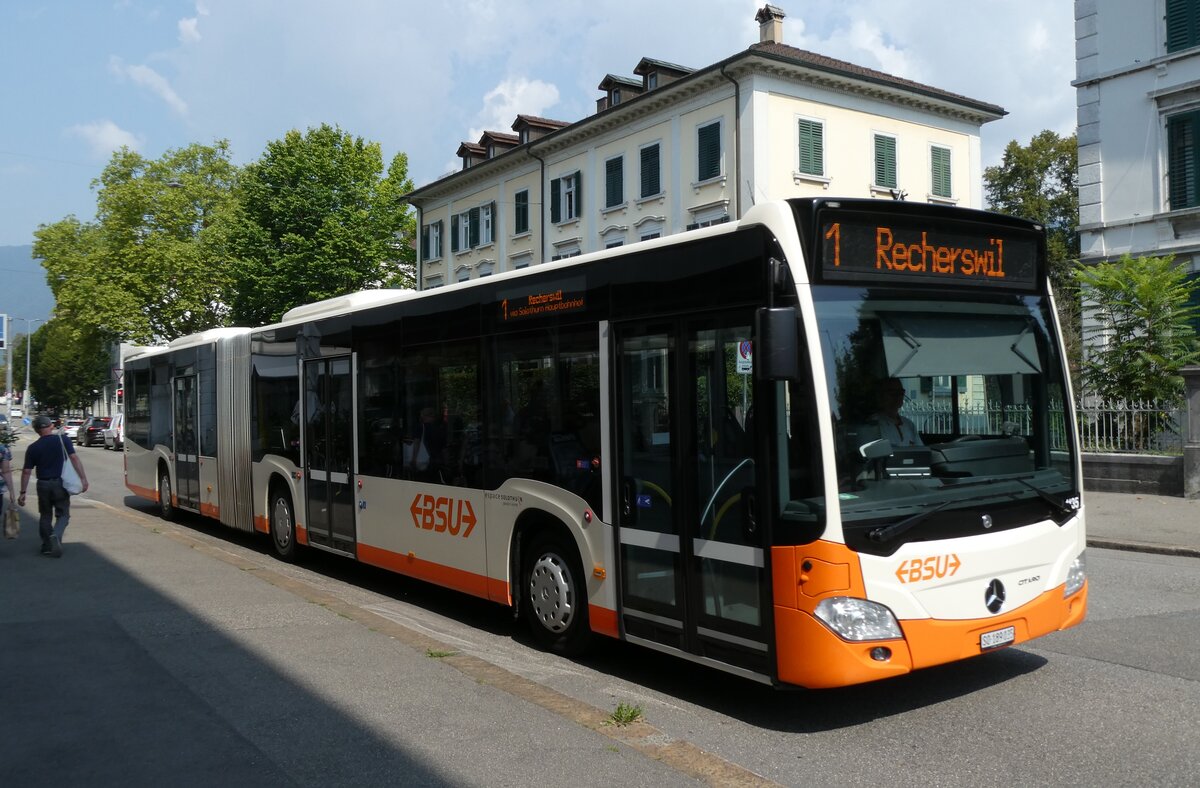 (278'947) - BSU Solothurn - Nr. 1135/SO 189'035 - Mercedes (ex Nr. 35) am 16. August 2025 in Solothurn, Amthausplatz