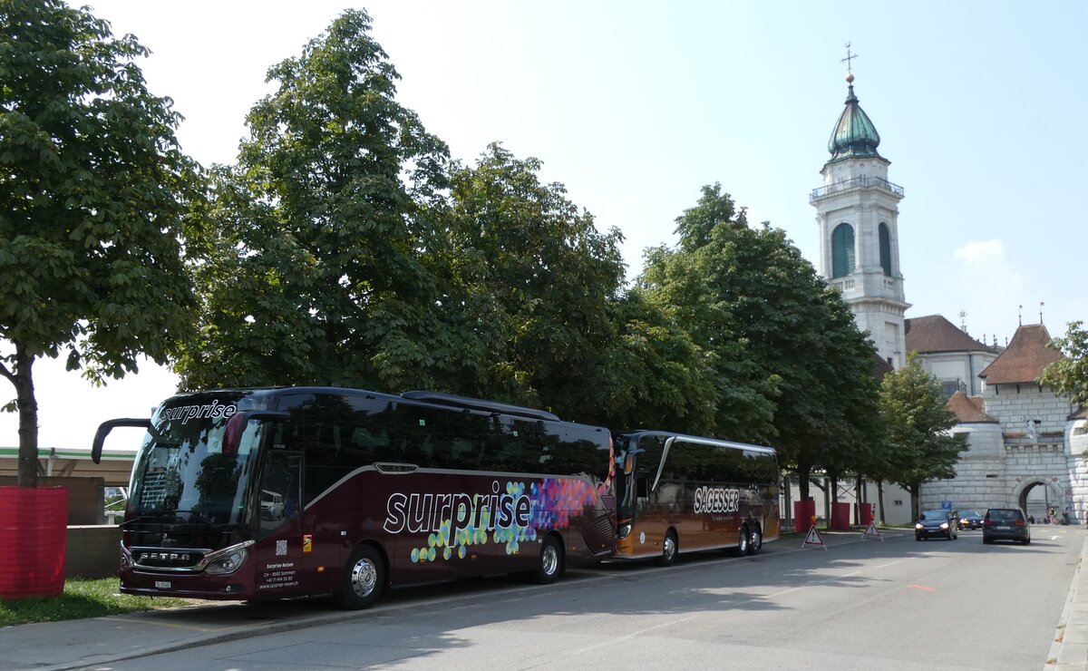 (278'961) - Surpise, Sommeri - TG 97'465 - Setra am 16. August 2025 in Solothurn, Baseltor