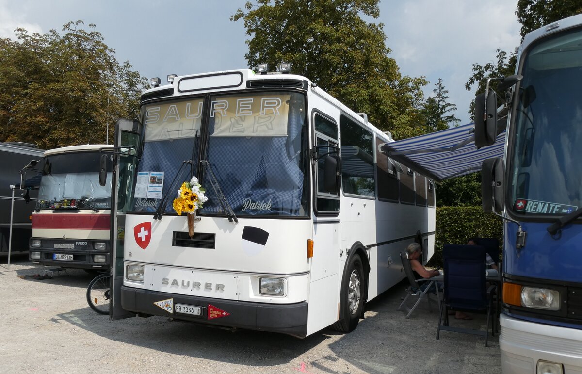 (279'026) - Cassella, Le Ch�telard - FR 3338 U - Saurer/Lauber (ex Epiney, Ayer) am 16. August 2025 in Solothurn, Baseltor