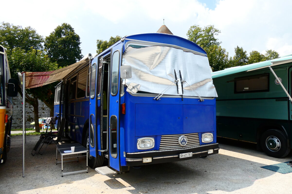 (279'045) - Ruch, Schaffhausen - SH 60'178 U - Saurer/T�scher (ex AAGU Altdorf Nr. 1; ex Sigrist, Fl�elen) am 16. August 2025 in Solothurn, Baseltor