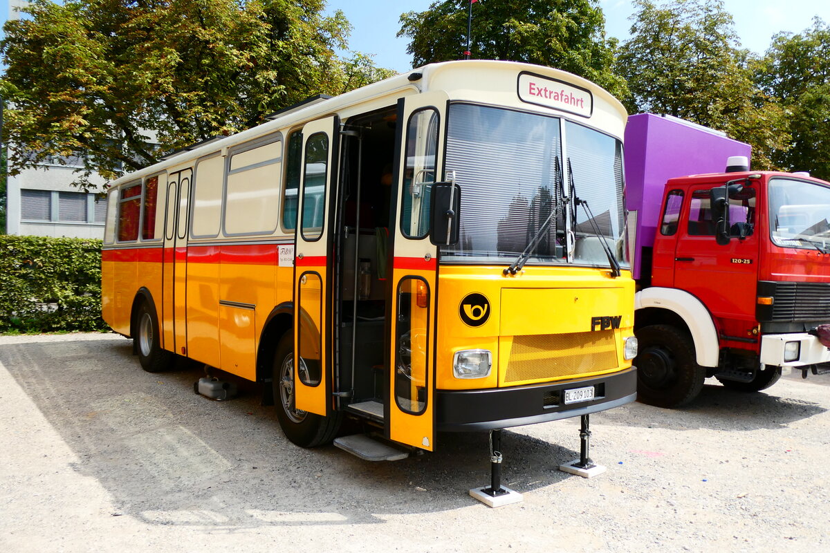 (279'059) - Heuberger, Therwil - BL 209'103 - FBW/T�scher (ex Kurhaus Val Sinestra, Sent; ex Mark, Andeer; ex Fravi, Andeer) 