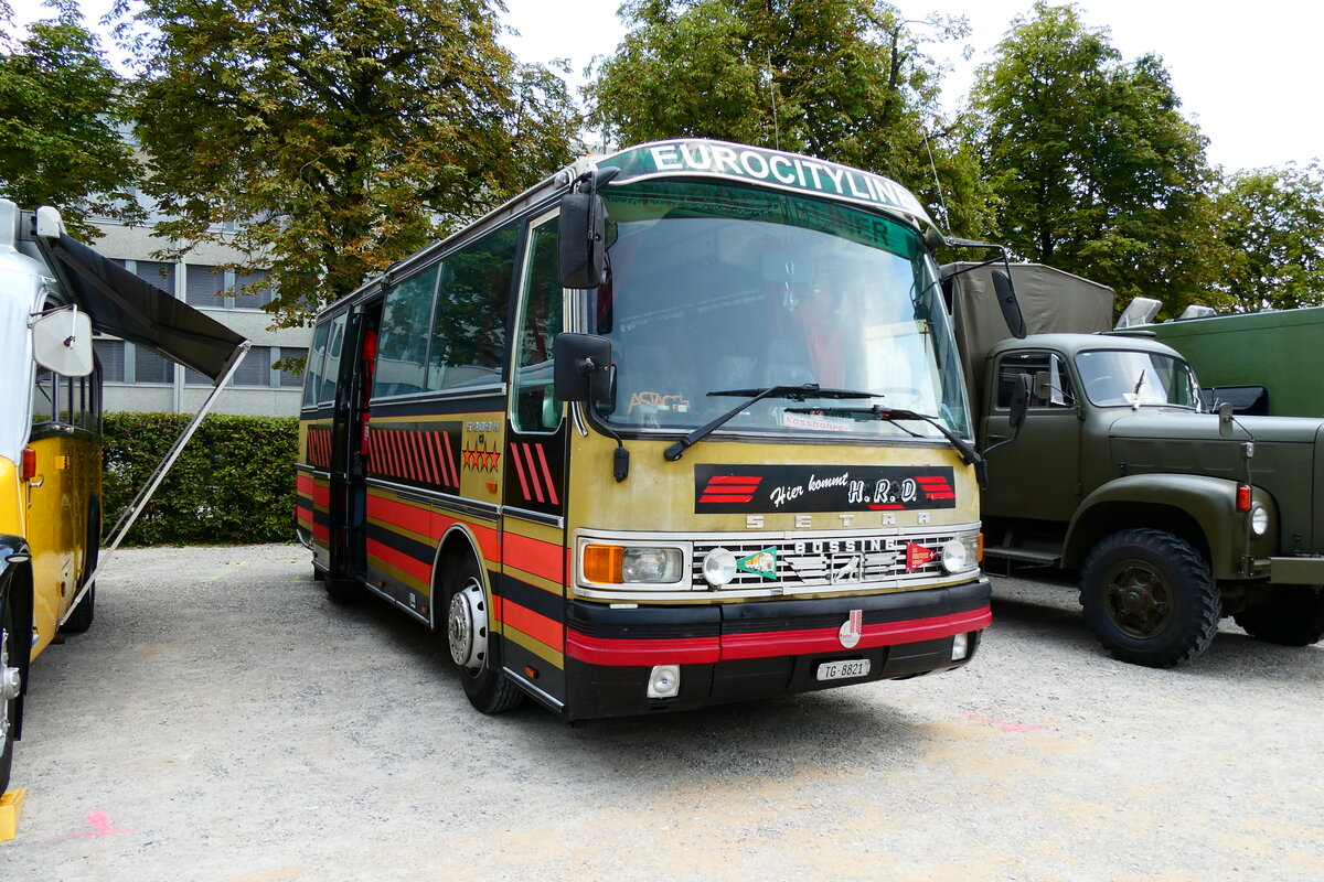 (279'083) - Dasen, Bischofszell - TG 8821 - Setra (ex Reichlin, Goldau) am 16. August 2025 in Solothurn, Baseltor