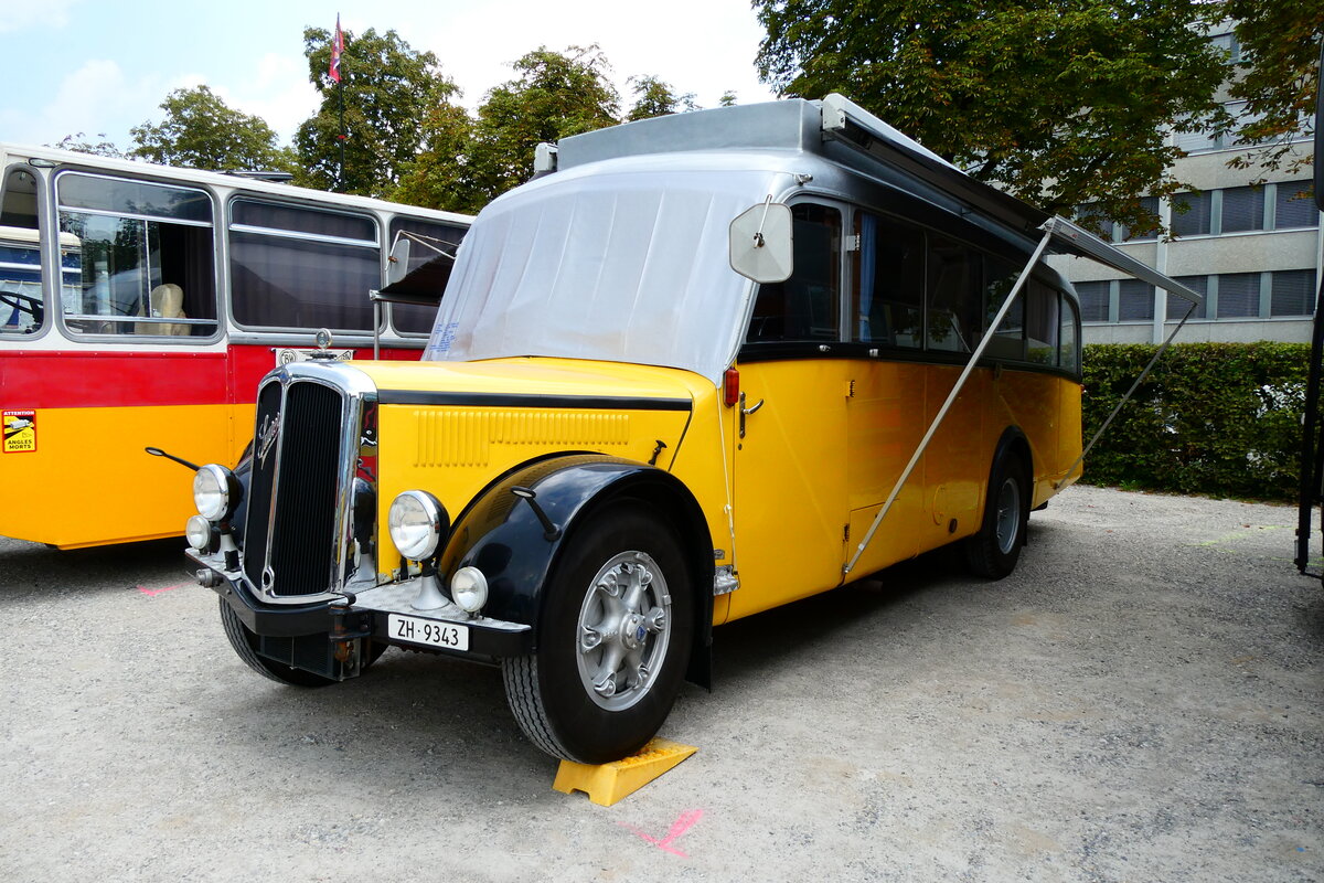 (279'084) - Langenegger A., W�denswil - ZH 9343 - Saurer/Krapf (ex Tscharner, Thusis) am 16. August 2025 in Solothurn, Baseltor