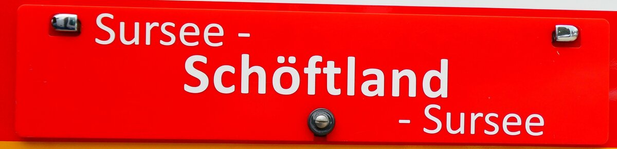 (279'093) - Routentafel - Sursee - Sch�ftland - Sursee - am 16. August 2025 in Solothurn, Baseltor