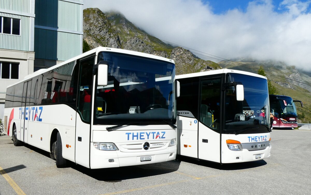 (279'283) - Theytaz, Sion - VS 11'004 - Mercedes am 23. August 2025 in Dixence, Le Chargeur