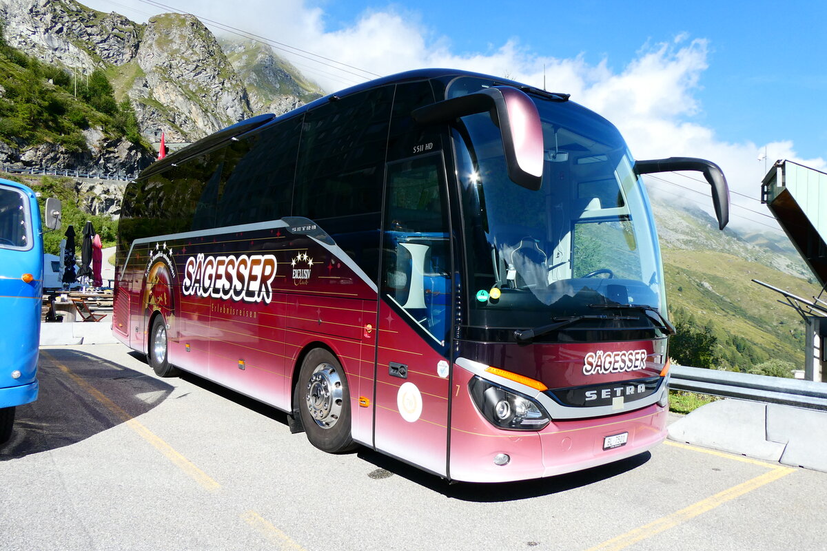 (279'286) - S�gesser, Wintersingen - Nr. 7/BL 7501 - Setra am 23. August 2025 in Dixence, Le Chargeur