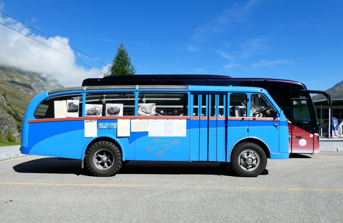 (279'291) - Theytaz, Sion - VS 1300 - Saurer/Mudry am 23. August 2025 in Dixence, Le Chargeur