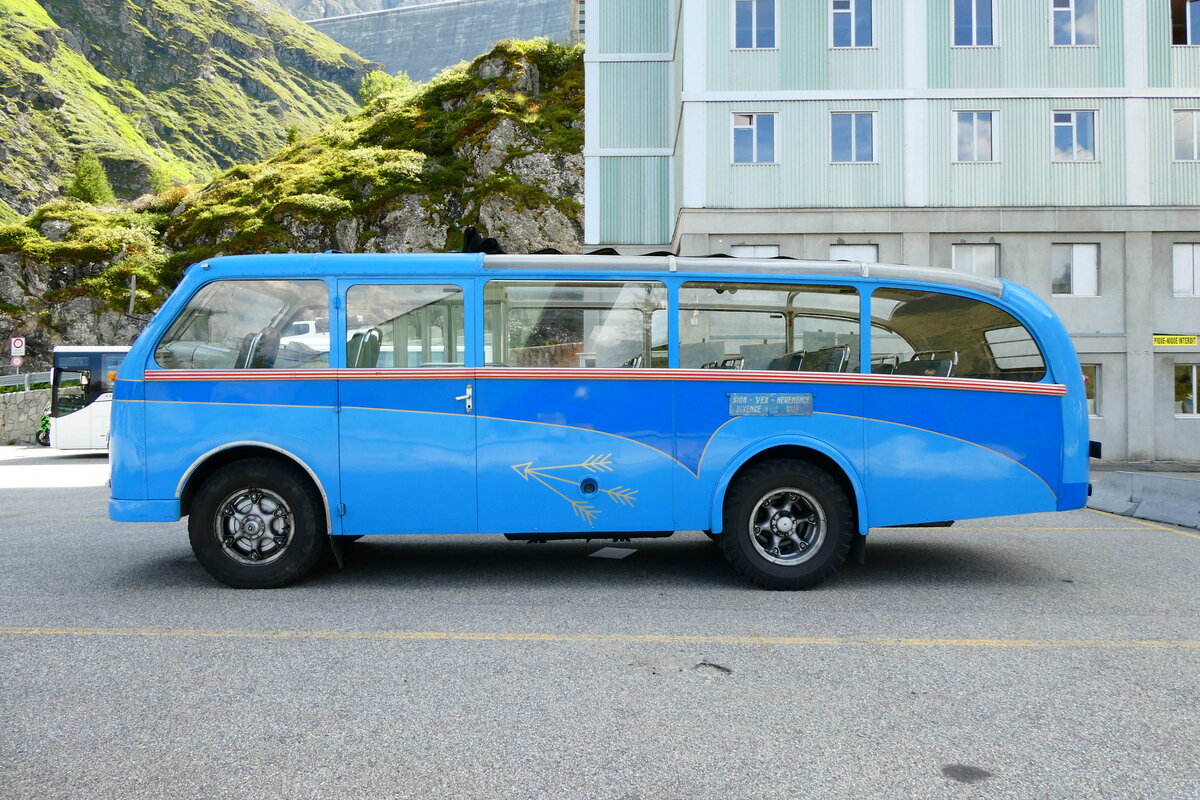 (279'308) - Theytaz, Sion - VS 1300 - Saurer/Mudry am 23. August 2025 in Dixence, Le Chargeur