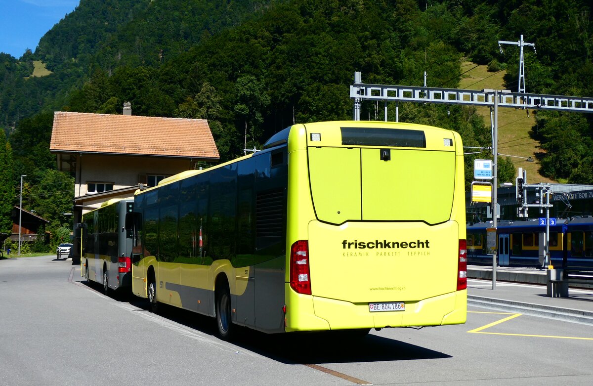 (279'350) - STI Thun - Nr. 186/BE 804'186 - Mercedes am 25. August 2025 beim Bahnhof Zweil�tschinen