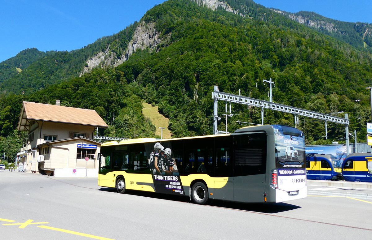 (279'364) - STI Thun - Nr. 417/BE 102'417 - Mercedes am 25. August 2025 beim Bahnhof Zweil�tschinen