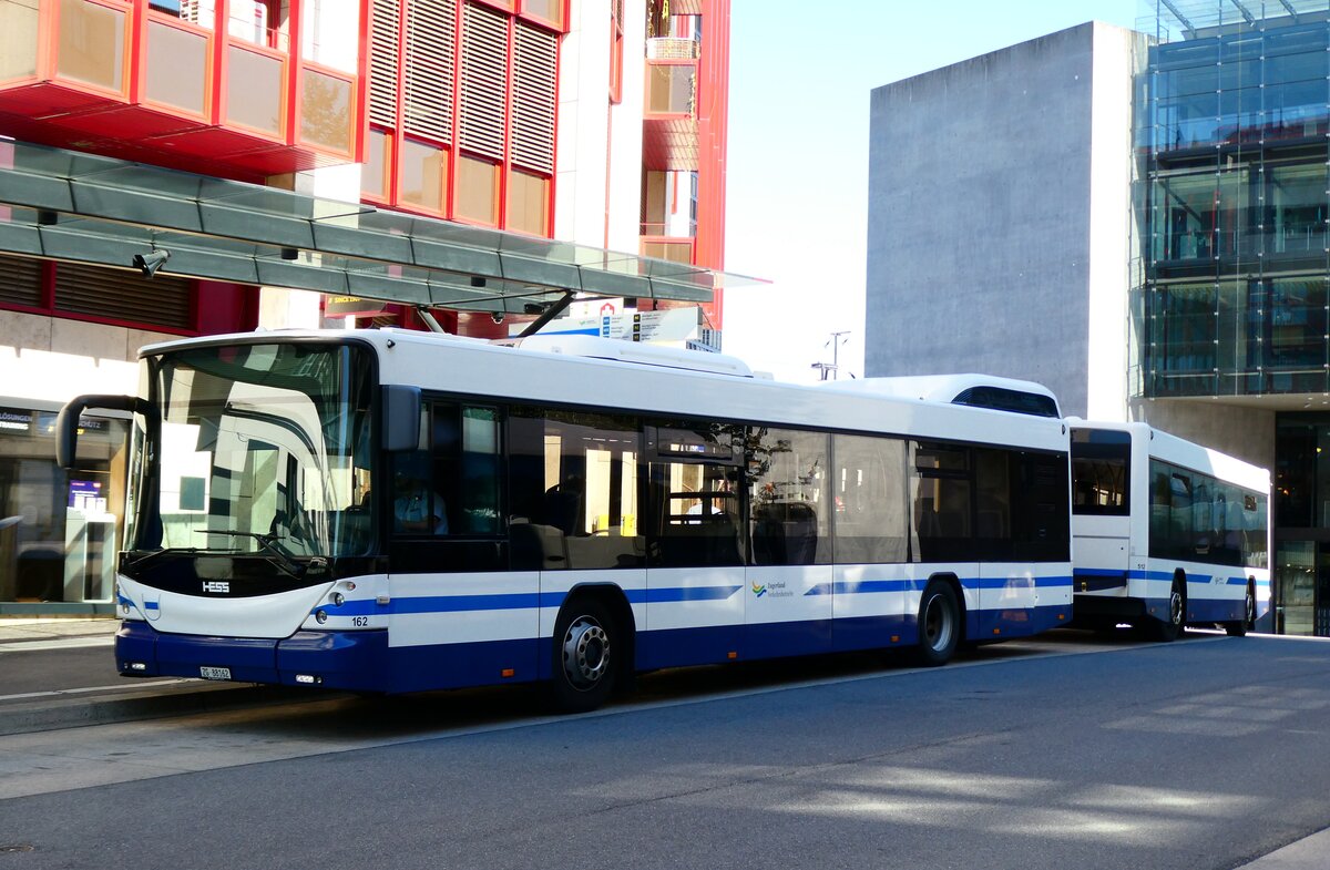 (279'406) - ZVB Zug - Nr. 162/ZG 88'162 - Hess am 26. August 2025 beim Bahnhof Zug