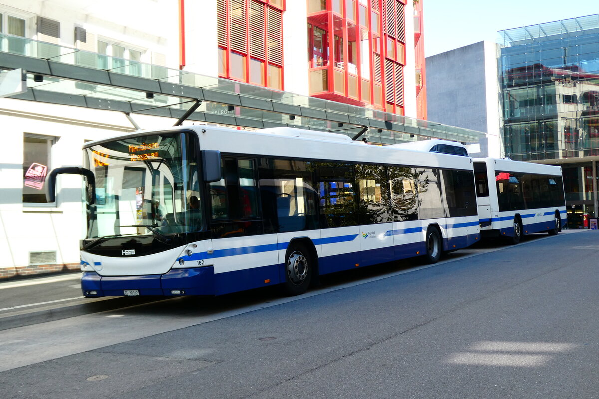 (279'415) - ZVB Zug - Nr. 162/ZG 88'162 - Hess am 26. August 2025 beim Bahnhof Zug