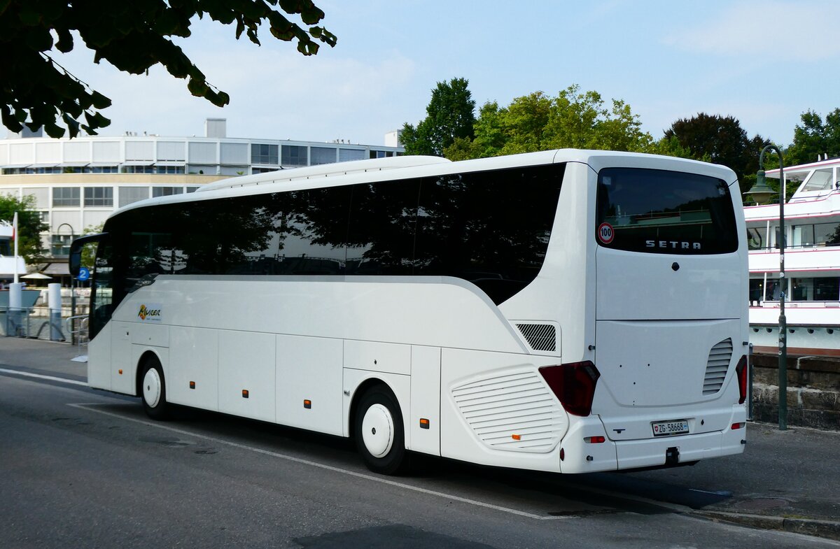 (279'462) - Murer, Baar - ZG 58'668 - Setra am 26. August 2025 bei der Schiffl�ndte Thun