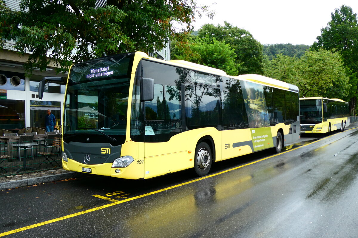 (279'464) - STI Thun - Nr. 191/BE 804'191 - Mercedes am 28. August 2025 bei der Schiffl�ndte Thun