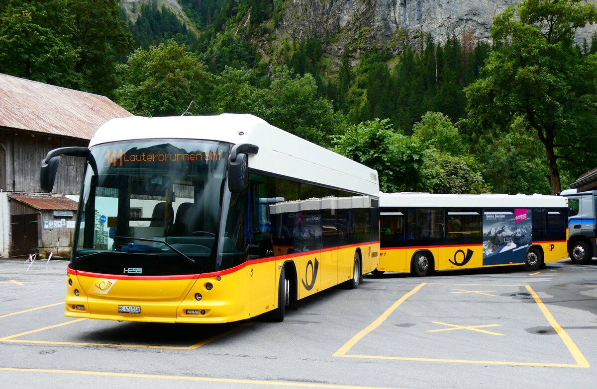 (279'476) - PostAuto Bern - BE 474'560/PID 10'247 - Hess am 28. August 2025 in Stechelberg, Hotel