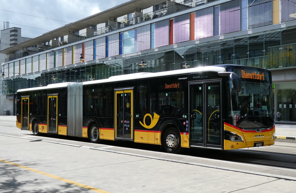(279'558) - PostAuto Ostschweiz - TG 158'095/PID 11'995 - MAN am 29. August 2025 beim Bahnhof Frauenfeld