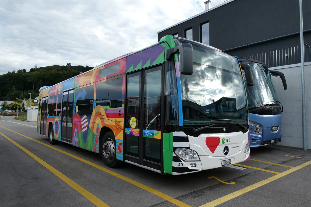 (279'585) - Maag, Kloten - Nr. 49/ZH 509'049 - Mercedes am 29. August 2025 in Winterthur, Daimler Buses
