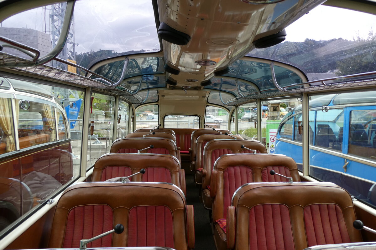 (279'629) - Ritter, Sch�pbach - BE 90'990 - Saurer/Gangloff (ex Linder, Einigen; ex P 23'146; ex P 2215) am 30. August 2025 in Oberkirch, CAMPUS Sursee (Innenaufnahme)