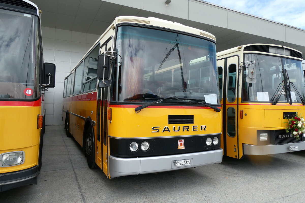 (279'670) - Stolz, Niederb�ren - SG 452'875 - Saurer/R&J (ex Soltermann, Bichwil; ex Ziegler, Pratteln; ex Tanner, Bubendorf; ex Schnider, Sch�pfheim) am 30. August 2025 in Oberkirch, CAMPUS Sursee