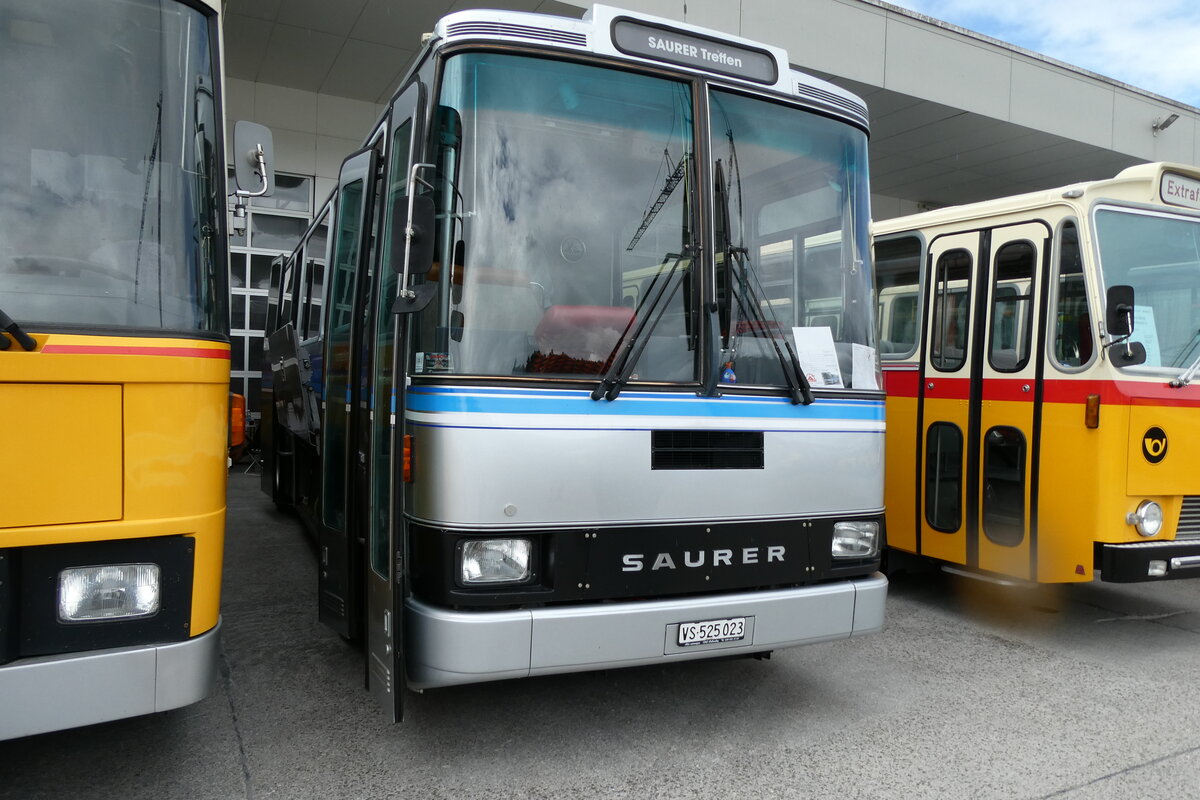 (279'674) - Pralong, Euseigne - VS 525'023 - Saurer/Lauber (ex Osterholt, Veysonnaz; ex SAPJV, L'Isle Nr. 70/PID 1302) am 30. August 2025 in Oberkirch, CAMPUS Sursee