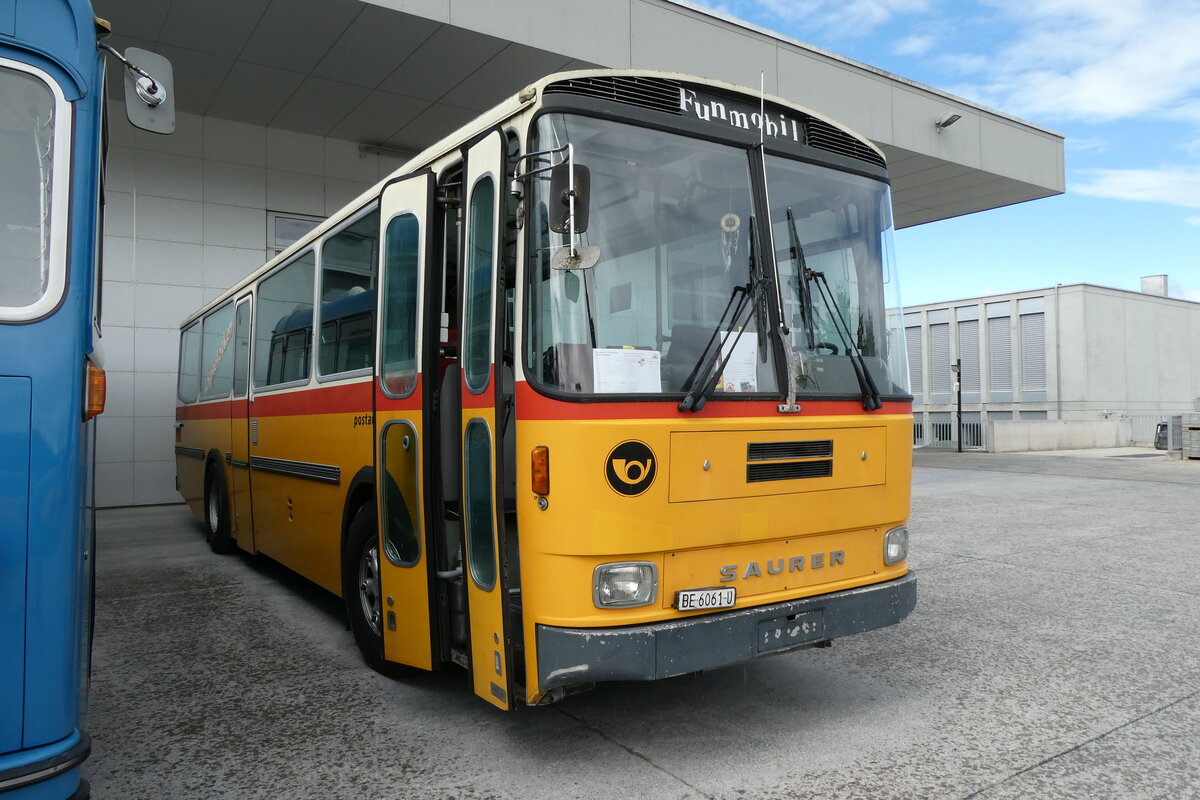 (279'686) - Ryser, Auswil - BE 6061 U - Saurer/Hess (ex Flury, Balm) am 30. August 2025 in Oberkirch, CAMPUS Sursee