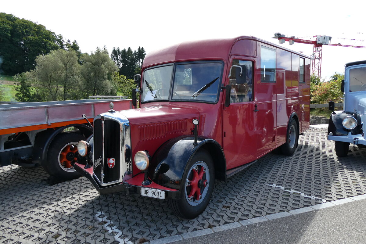 (279'693) - Schuler, Amsteg - UR 9031 - Berna/Hess (ex H�fliger, Luzern; ex M+3143) am 30. August 2025 in Oberkirch, CAMPUS Sursee