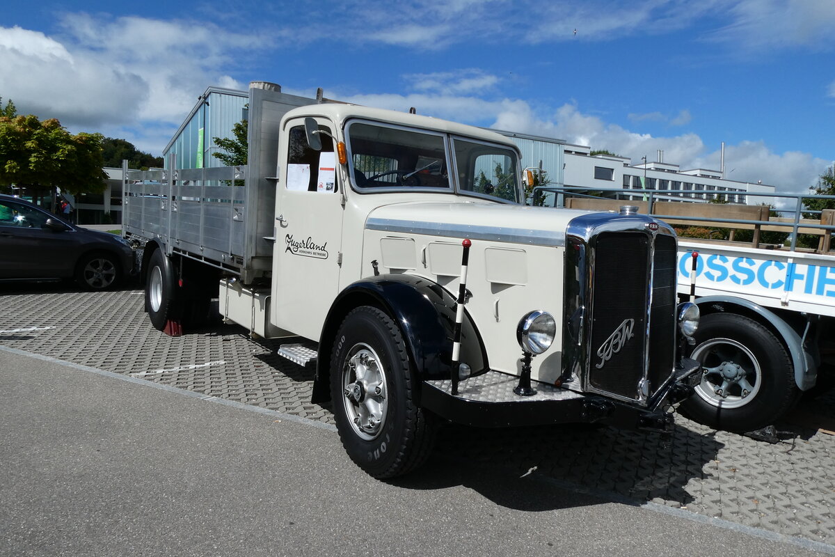 (279'697) - ZVB Zug - Nr. 466/ZG 60'012 U - FBW (ex Nr. 166) am 30. August 2025 in Oberkirch, CAMPUS Sursee