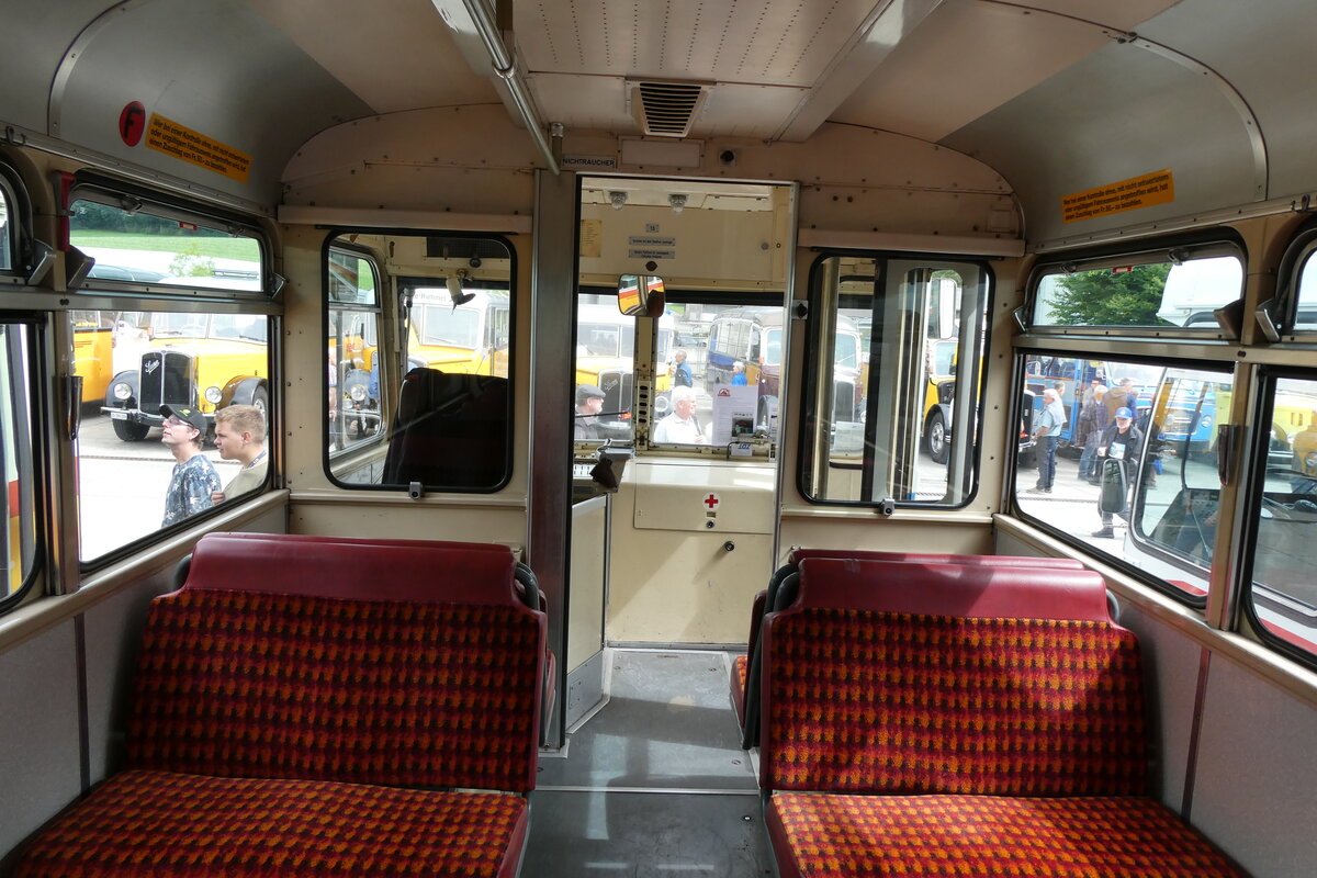 (279'771) - ZVB Zug - Nr. 113/ZG 3380 - Saurer/Saurer (ex Nr. 13) am 30. August 2025 in Oberkirch, CAMPUS Sursee (Innenaufnahme)