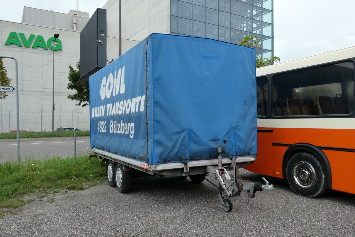 (279'828) - Gohl, Herzogenbuchsee - BE 596'361 - Tanner Gep�ckanh�nger am 2. September 2025 in Thun, Kleine Allmend