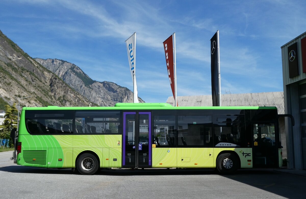 (279'978) - TPC Aigle - Nr. 33/VD 262'862 - Setra (ex Vol�nbusz, H-Budapest) am 6. September 2025 in Leytron, Garage Buchard