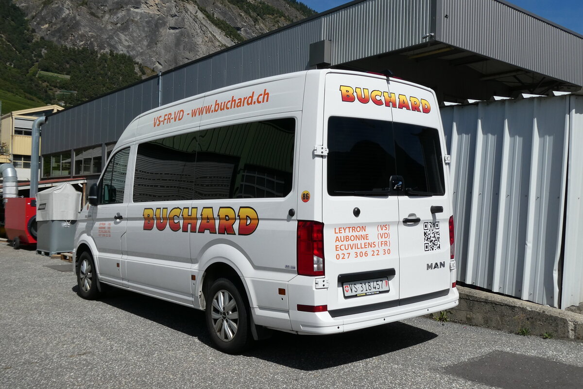 (279'979) - Buchard, Leytron - Nr. 86/VS 318'457 - MAN am 6. September 2025 in Leytron, Garage