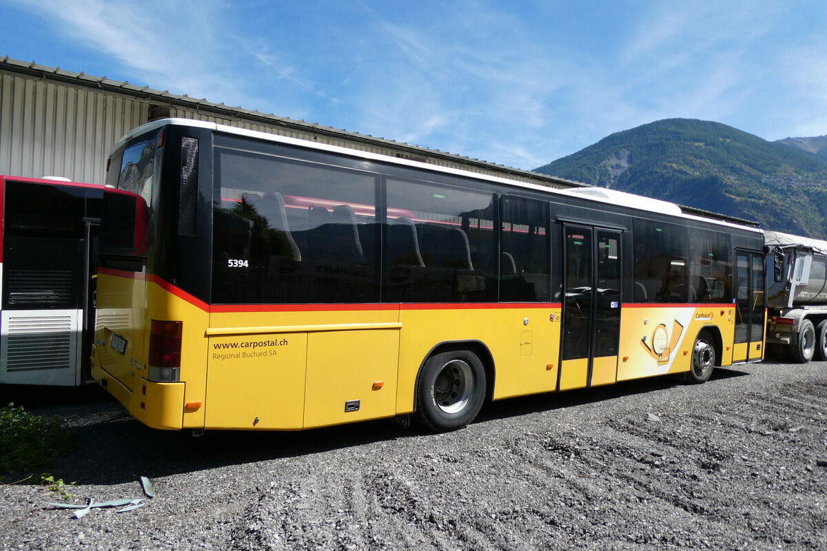 (279'986) - Buchard, Leytron - VS 84'256/PID 5394 - Volvo (ex VS 291'905) am 6. September 2025 in Leytron, Garage