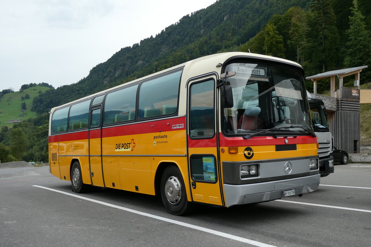 (280'045) - Buzzi, Bern - BE 910'789 - Mercedes (ex Mattli, Wassen/PID 2295) am 8. September 2025 in Giswil, OWI-Land
