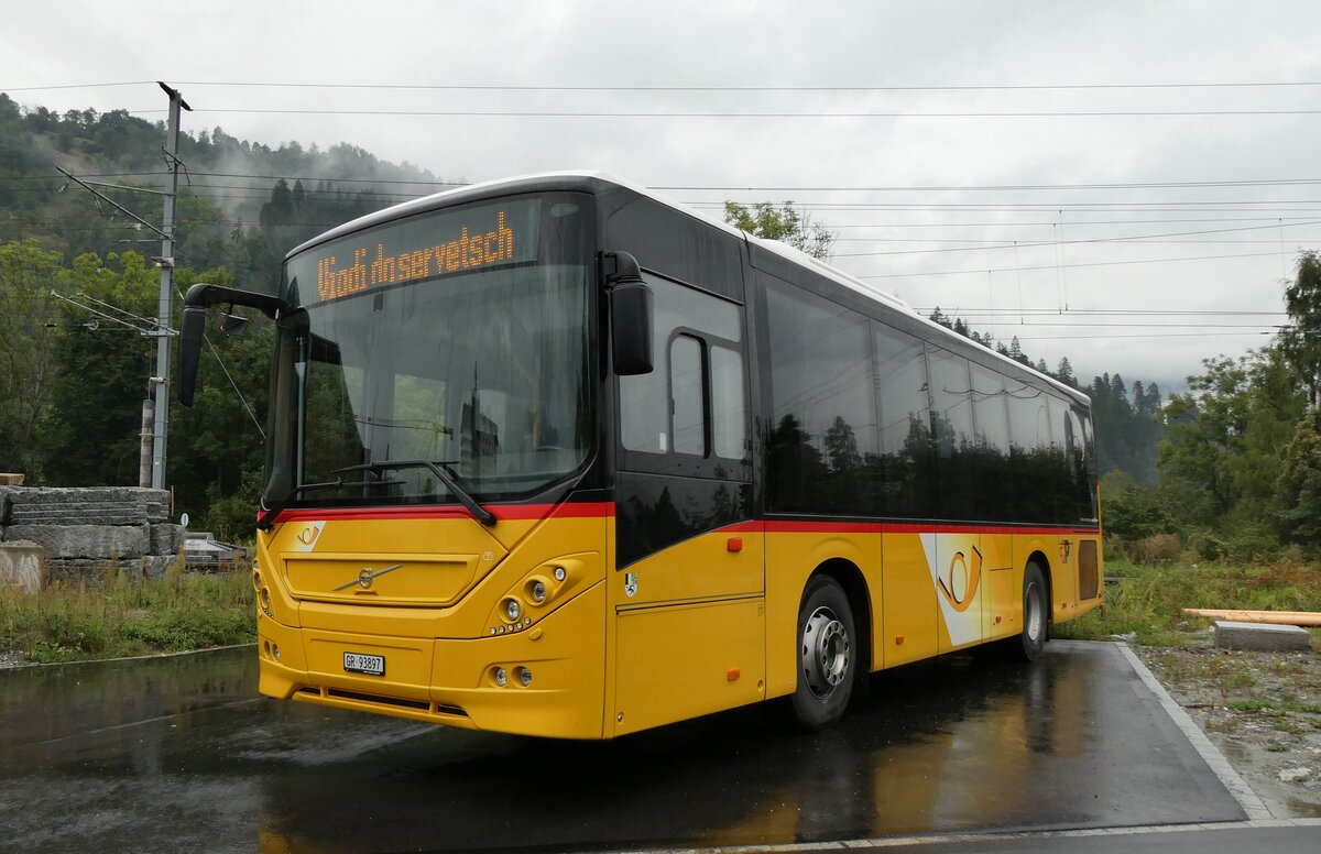 (280'092) - PostAuto Graub�nden - GR 93'897/PID 11'240 - Volvo (ex Nr. 13; ex Fontana Nr. 13; ex Bundi, Disentis