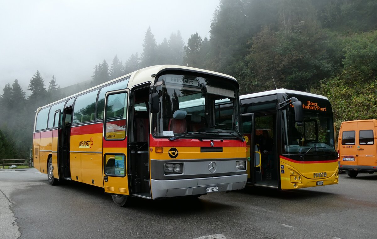 (280'153) - Buzzi, Bern - BE 910'789 - Mercedes (ex Mattli, Wassen/PID 2295) am 9. September 2025 in Vals, Zervreila