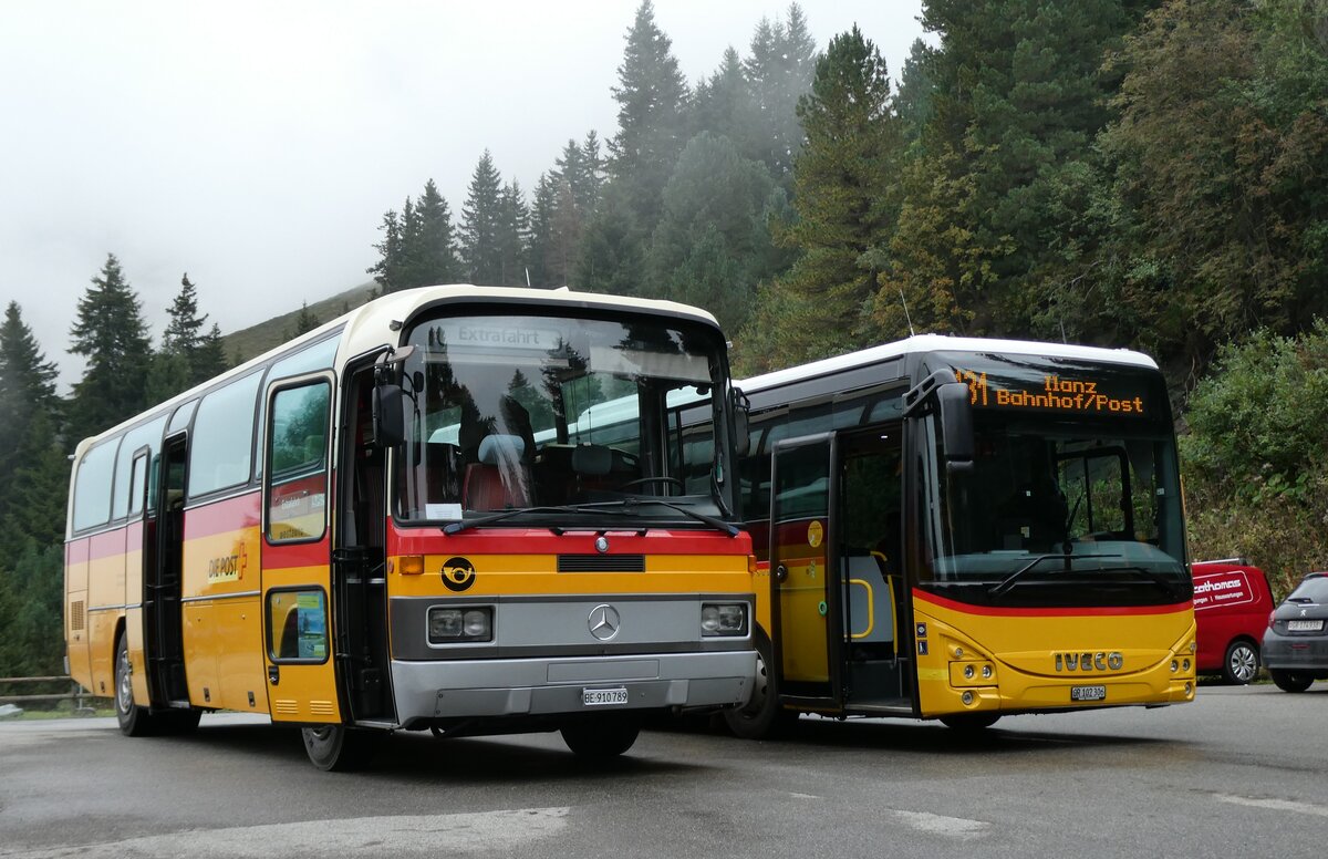 (280'155) - Buzzi, Bern - BE 910'789 - Mercedes (ex Mattli, Wassen/PID 2295) am 9. September 2025 in Vals, Zervreila