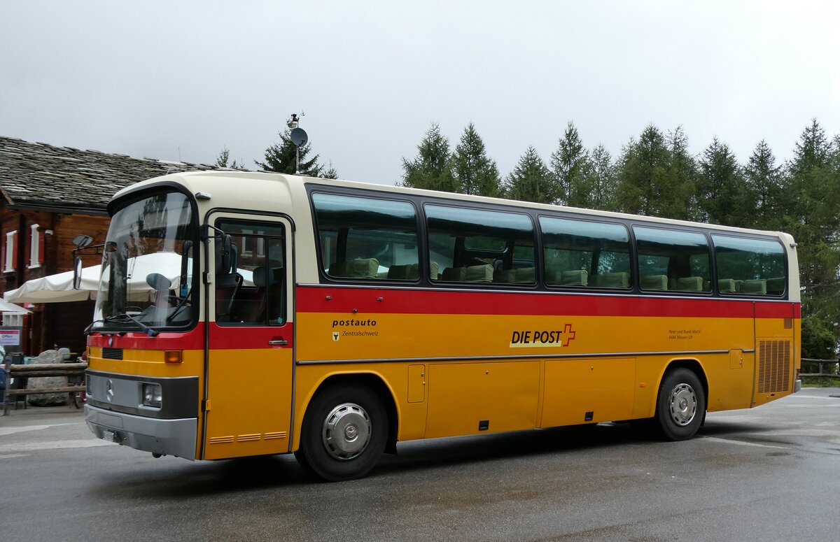 (280'168) - Buzzi, Bern - BE 910'789 - Mercedes (ex Mattli, Wassen/PID 2295) am 9. September 2025 in Vals, Zervreila