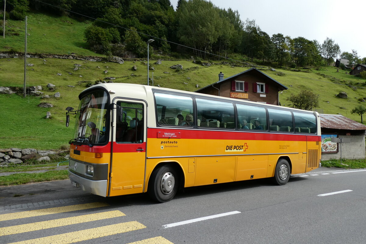 (280'264) - Buzzi, Bern - BE 910'789 - Mercedes (ex Mattli, Wassen/PID 2295) am 10. September 2025 in Meien, Aderbogen