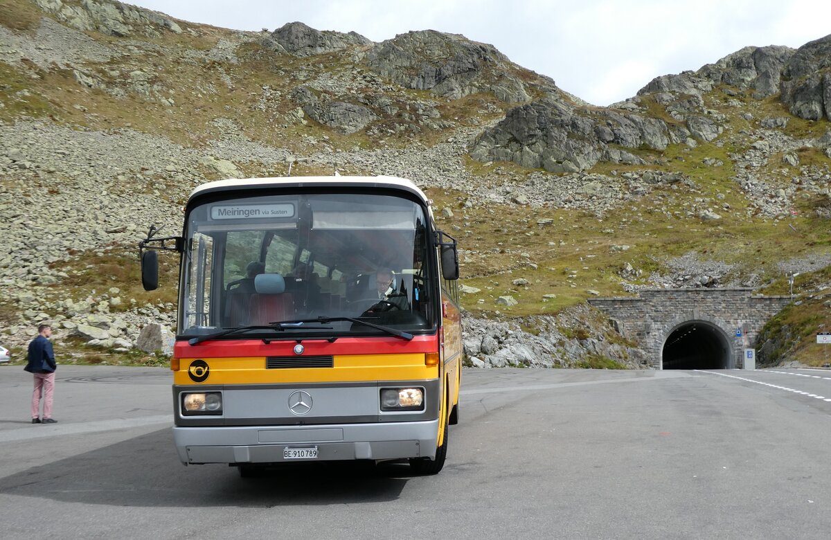 (280'268) - Buzzi, Bern - BE 910'789 - Mercedes (ex Mattli, Wassen/PID 2295) am 10. September 2025 in Susten, Passh�he