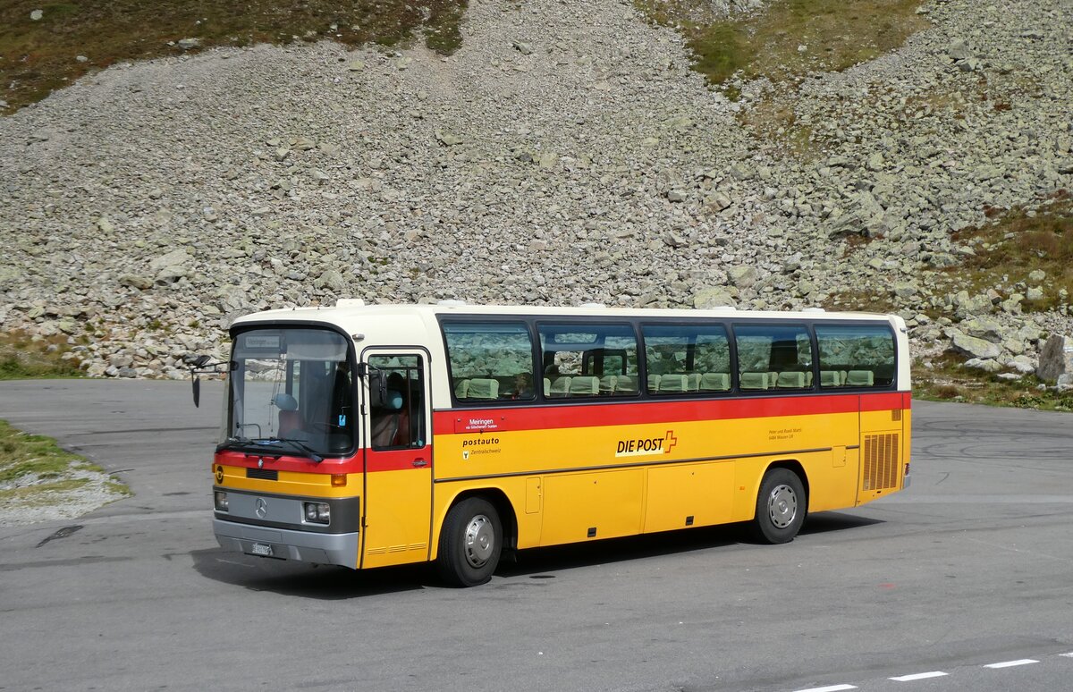 (280'272) - Buzzi, Bern - BE 910'789 - Mercedes (ex Mattli, Wassen/PID 2295) am 10. September 2025 in Susten, Passh�he