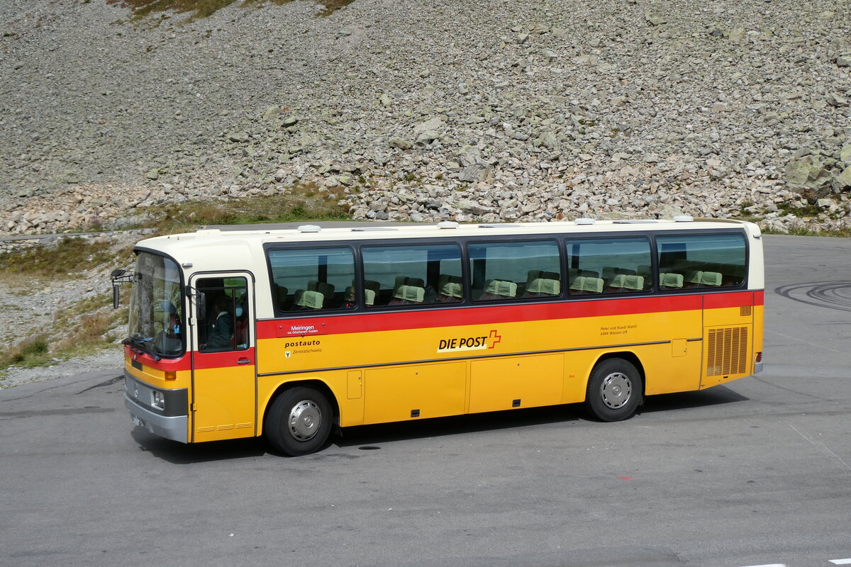 (280'274) - Buzzi, Bern - BE 910'789 - Mercedes (ex Mattli, Wassen/PID 2295) am 10. September 2025 in Susten, Passh�he