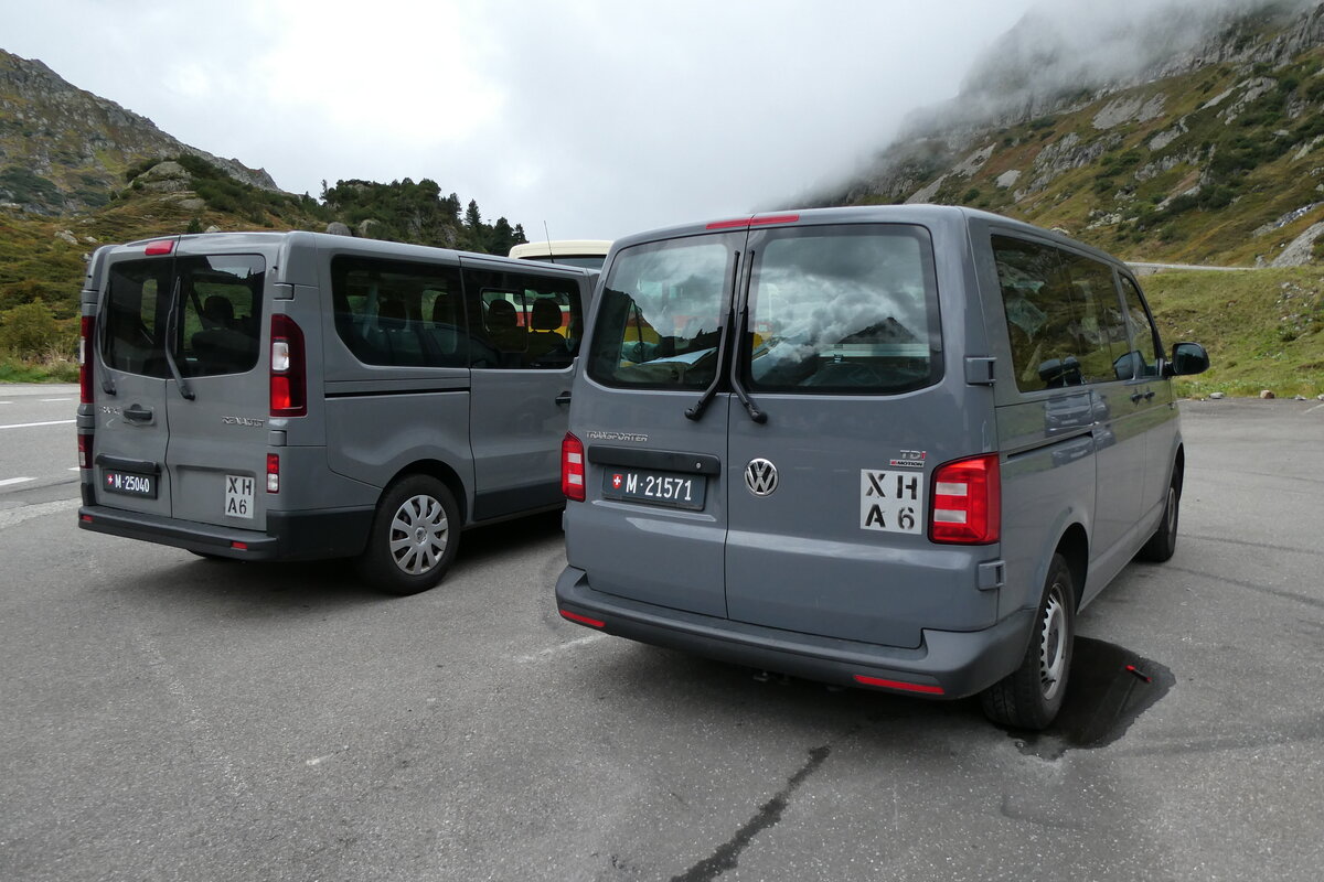 (280'290) - Schweizer Armee - M+21'571 - VW am 10. September 2025 in Susten, Steingletscher