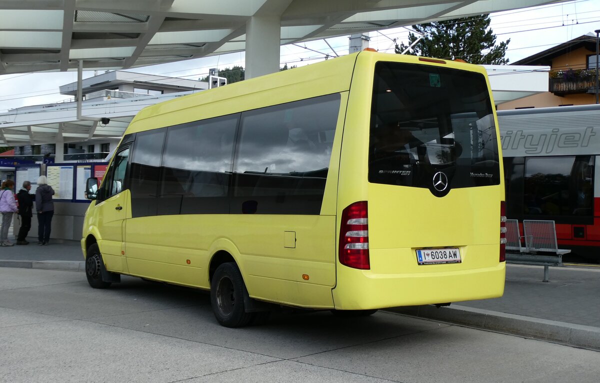 (280'451) - Breuss, Rankweil - I 6038 AW - Mercedes am 16. September 2025 beim Bahnhof Seefeld