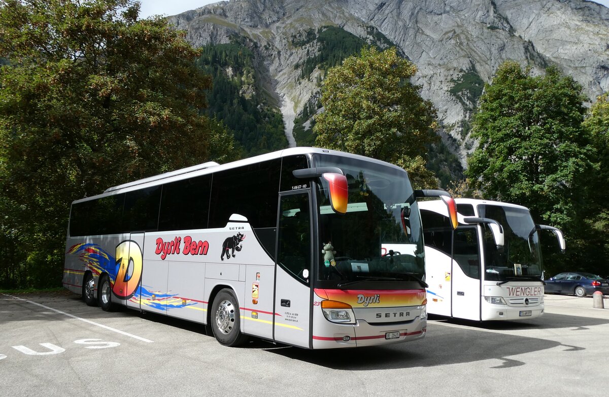 (280'500) - Aus der Schweiz: Dysli, Bern - Nr. 23/BE 28'435 - Setra am 17. September 2025 in Eng, Eng Alm