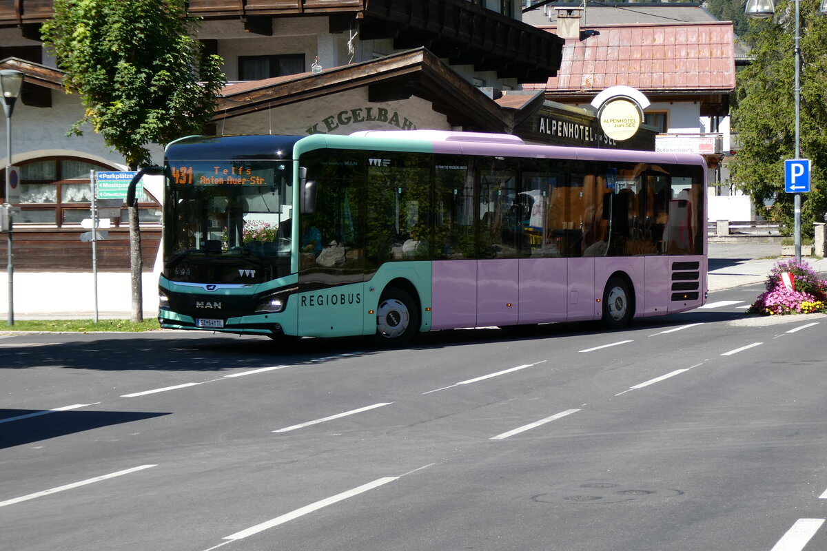 (280'615) - Breuss, Rankweil - Nr. 541/SZ 541 TI - MAN am 20. September 2025 in Leutasch, Weidach Zentrum