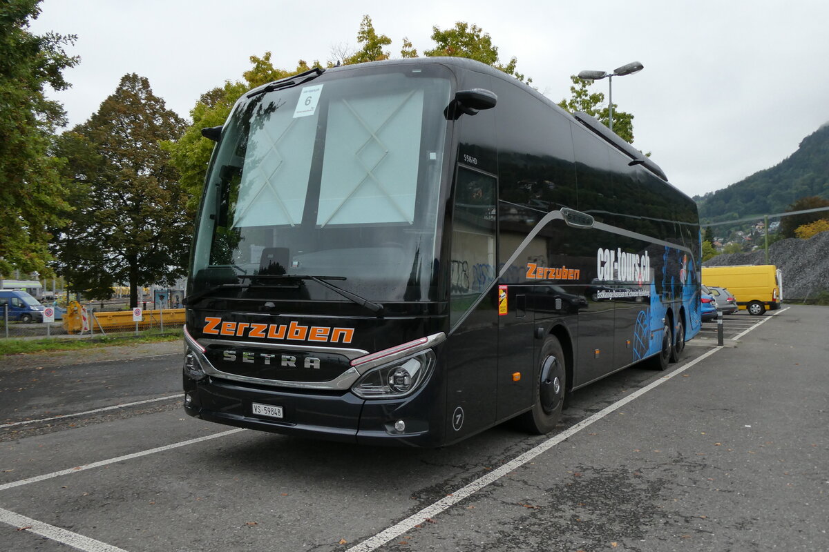 (280'668) - Zerzuben, Visp-Eyholz - Nr. 7/VS 59'848 - Setra am 24. September 2025 in Thun, Seestasse