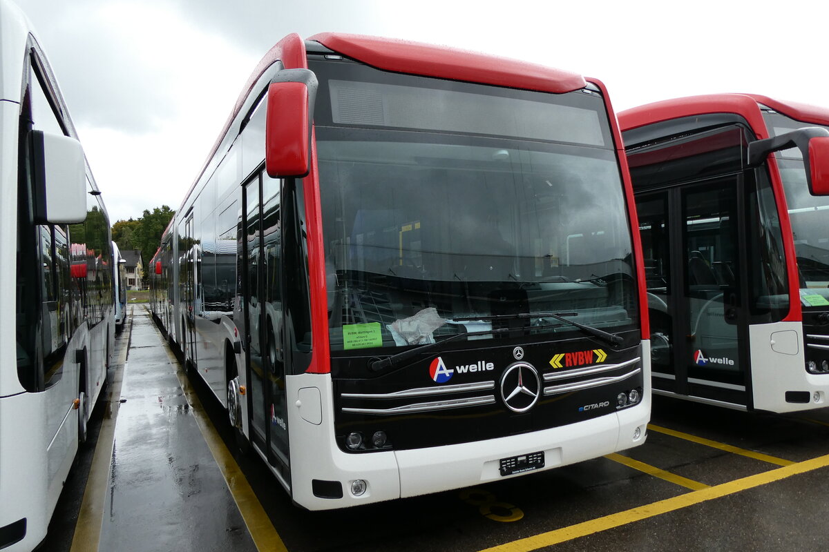 (280'770) - RVBW Wettingen - (145'907) - eMercedes am 27. September 2025 in Winterthur, Daimler Buses