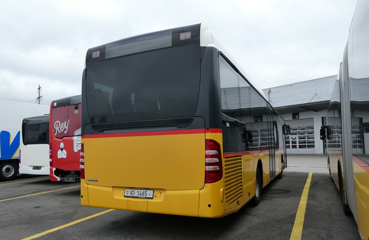 (280'828) - CarPostal Ouest - VD 1465/PID 5004 - Mercedes (ex TPB, S�deilles) am 28. September 2025 in Kerzers, Interbus