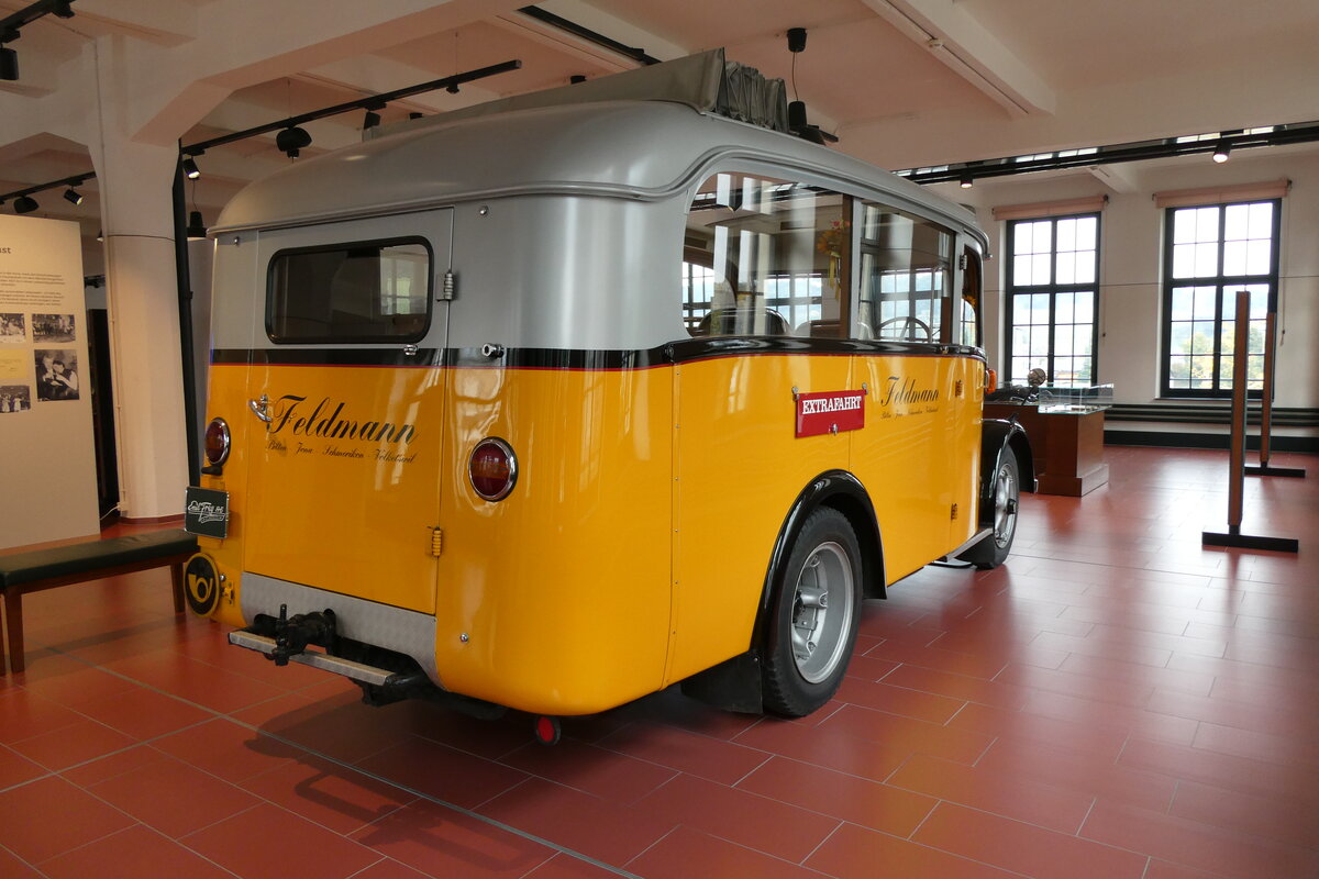 (280'891) - Feldmann, Bilten - Saurer/Saurer (ex Rieser, H�tten; ex Privat im Sihltal; ex Lienert, Einsiedeln; ex Steiner, Meirkirch) am 2. Oktober 2025 in Safenwil, Emil Frey Classics