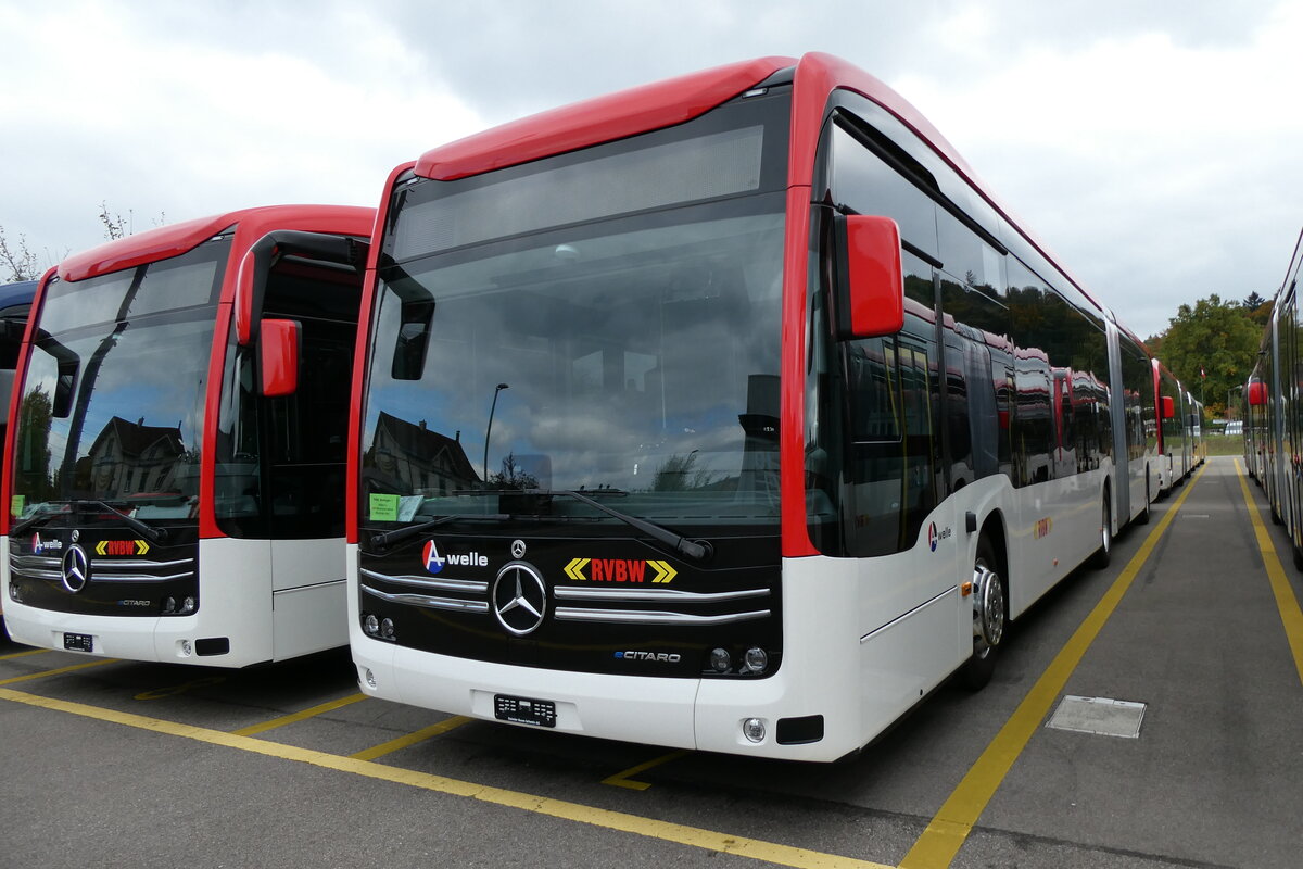 (281'168) - RVBW Wettingen - (145'904) - eMercedes am 10. Oktober 2025 in Winterthur, Daimler Buses